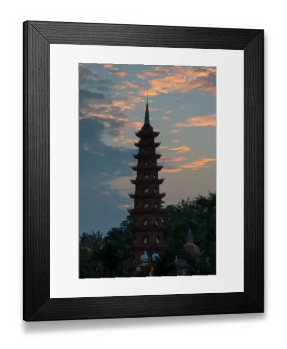 Framed Print : Pagoda of Tran Quoc Temple, Hanoi, Vietnam Framed Print : Pagoda of Tran Quoc Temple, Hanoi, Vietnam