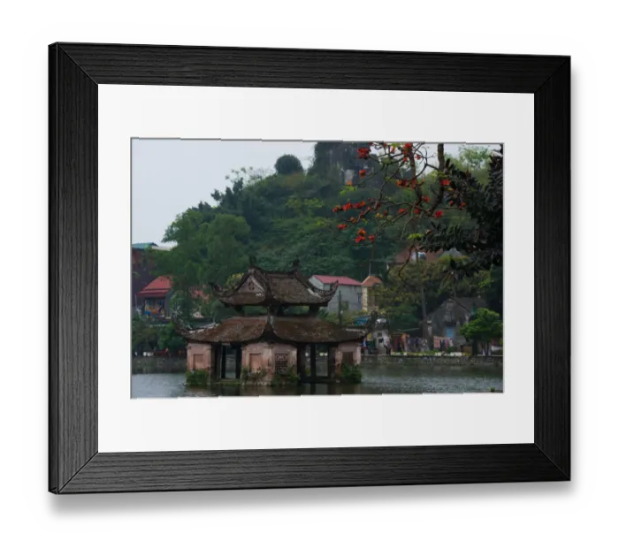 Framed Print : Thay Pagoda in Hanoi, Vietnam