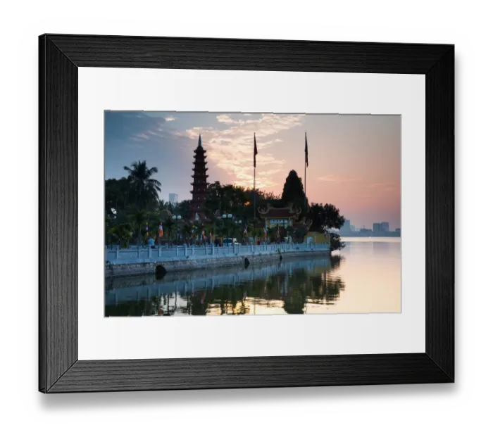 Framed Print : Vietnam - Tran Quoc Pagoda Landscape Photo Framed Print : Vietnam - Tran Quoc Pagoda Landscape Photo