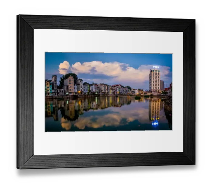 Framed Print : Gia Lam Panoramic, Hanoi, Vietnam Framed Print : Gia Lam Panoramic, Hanoi, Vietnam