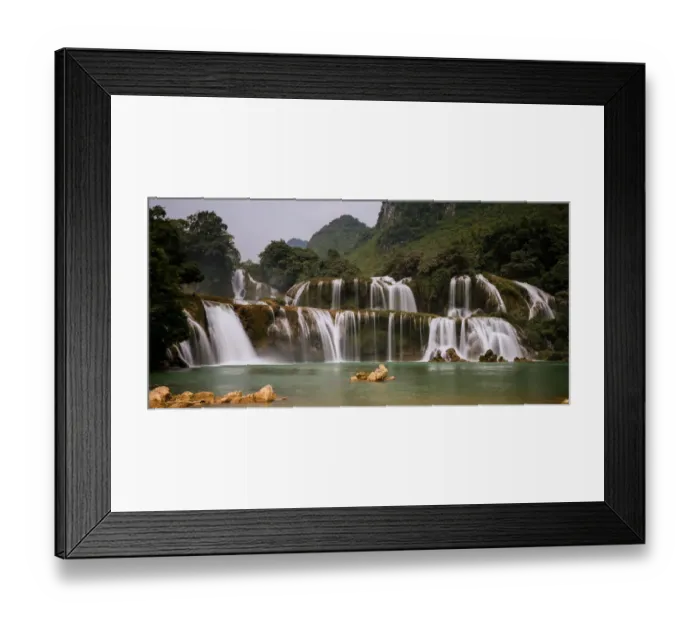 Framed Print : Ban Gioc / Detian Waterfall Framed Print : Ban Gioc / Detian Waterfall