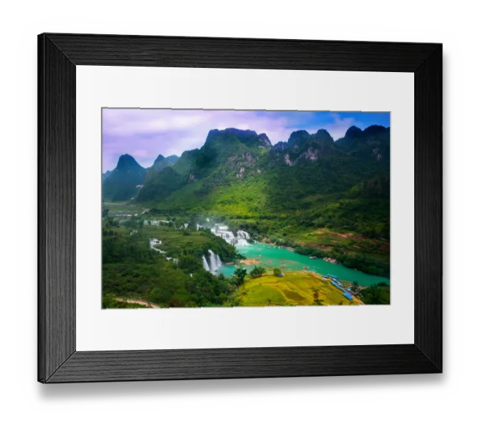 Framed Print : Ban Gioc / Detian Waterfall Framed Print : Ban Gioc / Detian Waterfall
