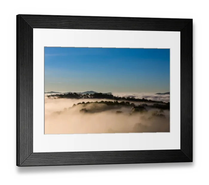 Framed Print : DaLat in mist, cloud, morning Framed Print : DaLat in mist, cloud, morning