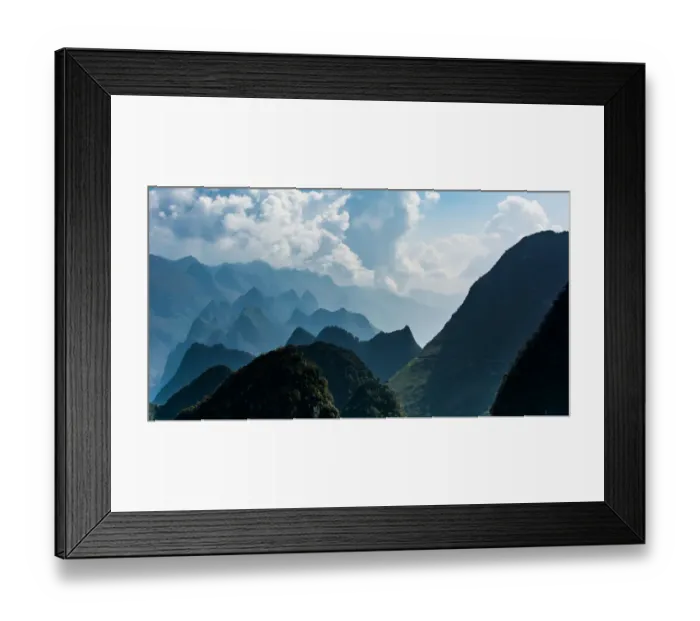 Framed Print : Mountains Layers