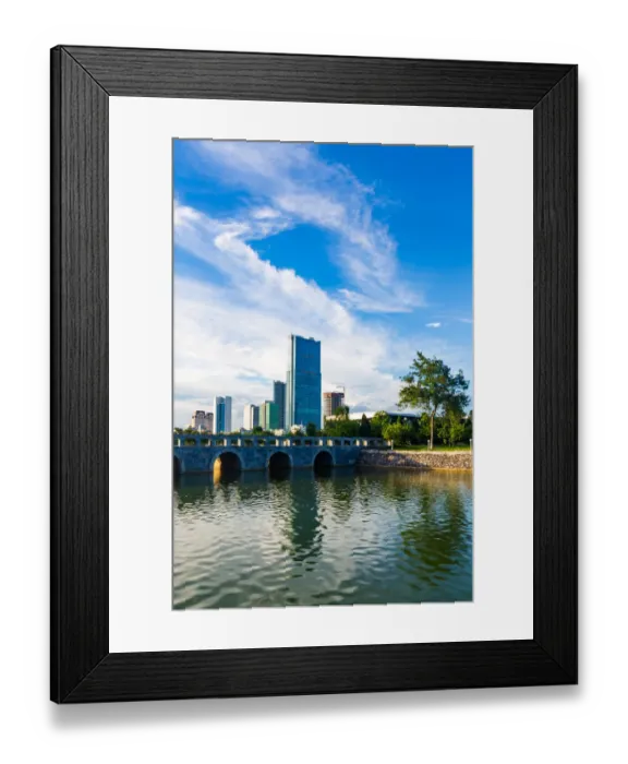 Framed Print : Hanoi Tower, Hanoi Building, Vertical Landscape