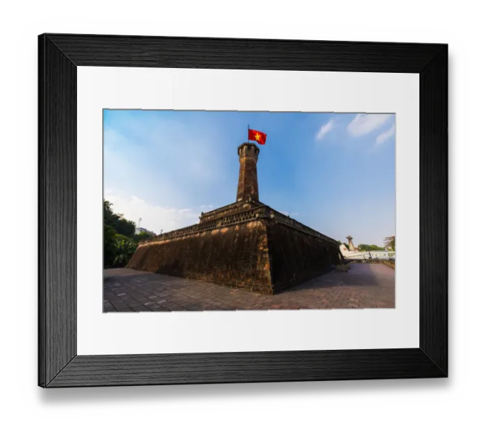 Framed Print : The Flag Tower of Hanoi Framed Print : The Flag Tower of Hanoi