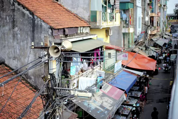 Speaker, Roof, Old Quarter, Center, Hanoi