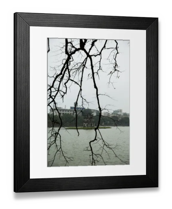Framed Print : Turtle Tower, Center Hanoi, Winter, Morning, Vietnam Framed Print : Turtle Tower, Center Hanoi, Winter, Morning, Vietnam