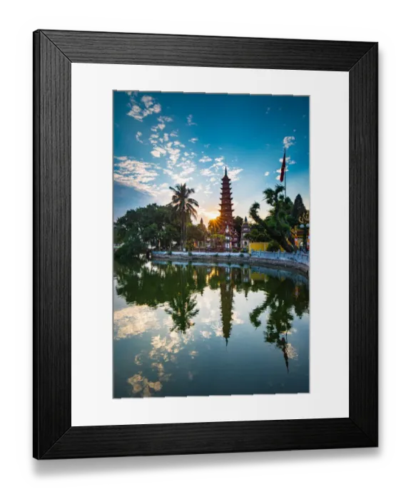 Framed Print : Tr?n Qu?c Pagoda in Hanois West Lake, Vietnam Framed Print : Tr?n Qu?c Pagoda in Hanois West Lake, Vietnam
