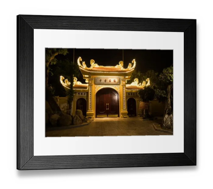 Framed Print : Vietnam - Hanoi - Tran Quoc Pagoda Gate Framed Print : Vietnam - Hanoi - Tran Quoc Pagoda Gate