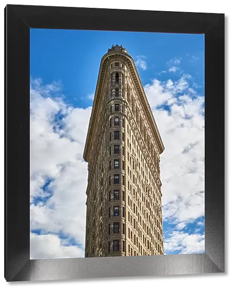 Low Angle View Of Flatiron Building Against Clear Sky