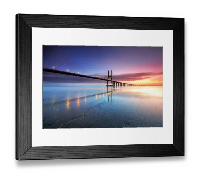 Framed Print : Vasco da Gama bridge in Lisbon Framed Print : Vasco da Gama bridge in Lisbon