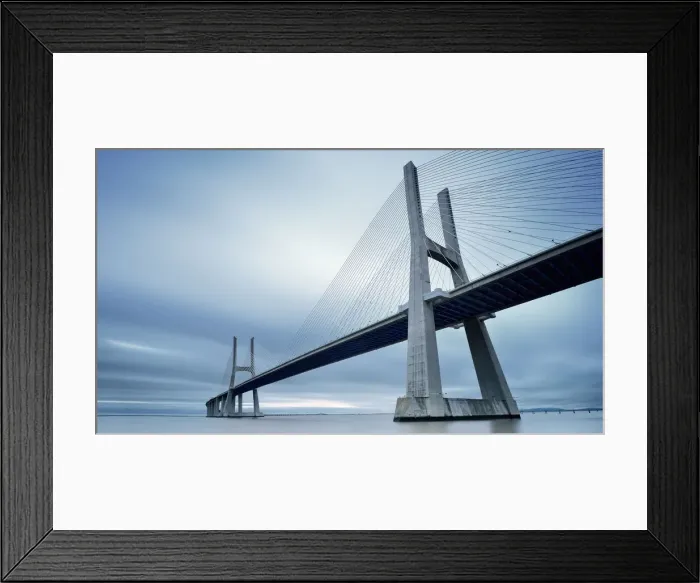 Framed Print : Vasco da Gama Bridge Framed Print : Vasco da Gama Bridge