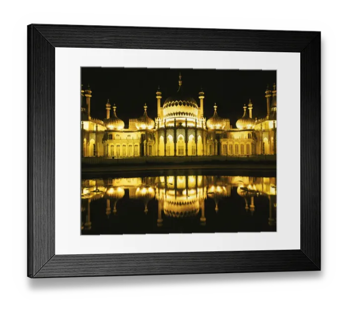 Framed Print : Royal Pavilion Illuminated at Night, Brighton, England Framed Print : Royal Pavilion Illuminated at Night, Brighton, England