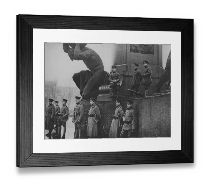 Framed Print : German Soldiers at The Reichstag Framed Print : German Soldiers at The Reichstag