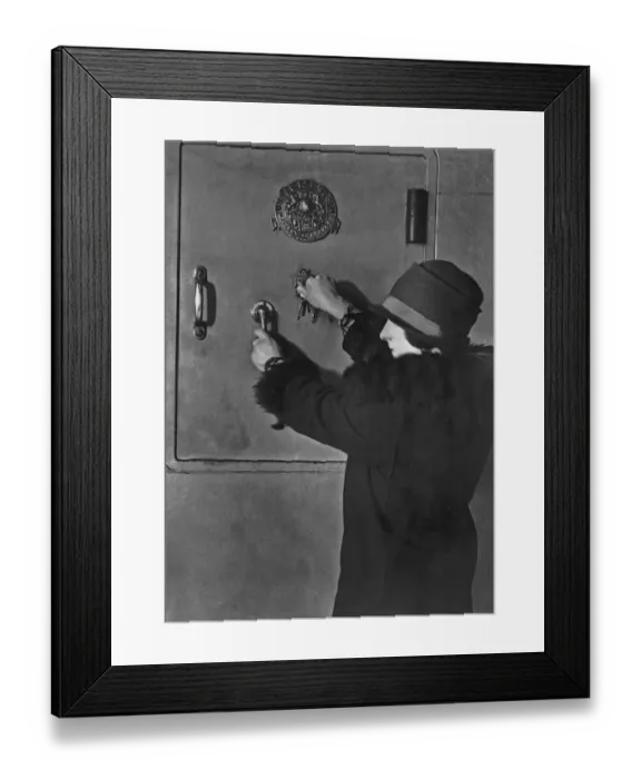 Framed Print : A Safe In The Street Framed Print : A Safe In The Street