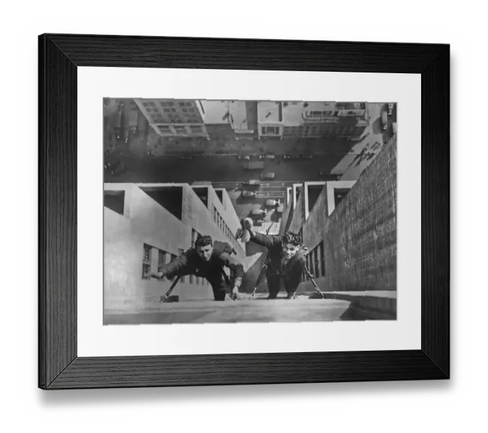 Framed Print : High Rise Window Cleaners Framed Print : High Rise Window Cleaners