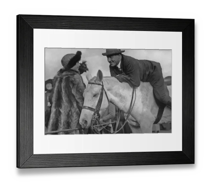 Framed Print : Talking From A Horse Framed Print : Talking From A Horse