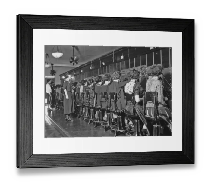 Framed Print : Washington Switchboard Framed Print : Washington Switchboard