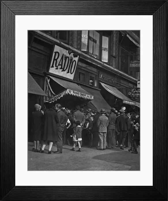 Framed Print : Radio Shop Framed Print : Radio Shop