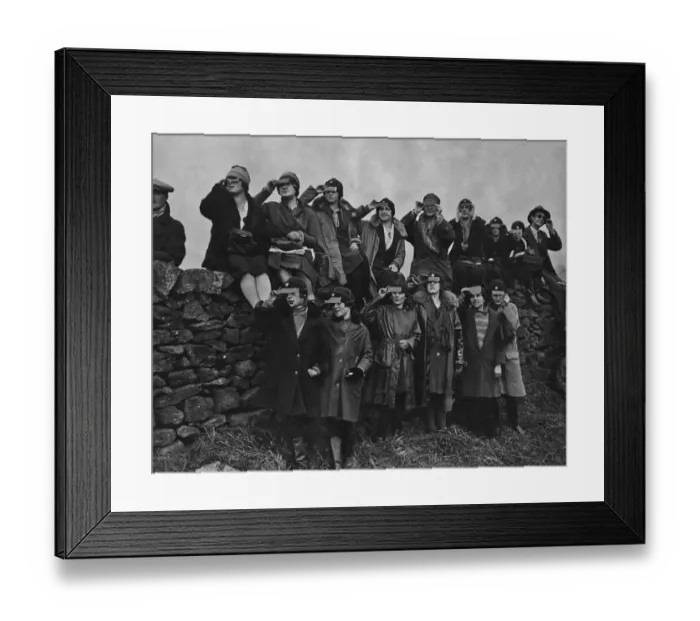 Framed Print : Viewing The Eclipse Framed Print : Viewing The Eclipse