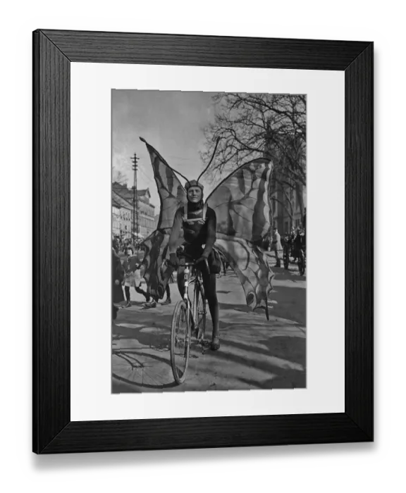 Framed Print : Spring Carnival Costume Framed Print : Spring Carnival Costume