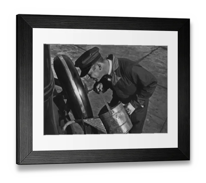 Framed Print : Filling Up The Car Framed Print : Filling Up The Car