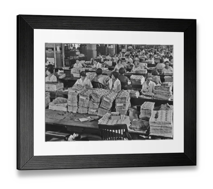 Framed Print : Checking Dollar Bills Framed Print : Checking Dollar Bills