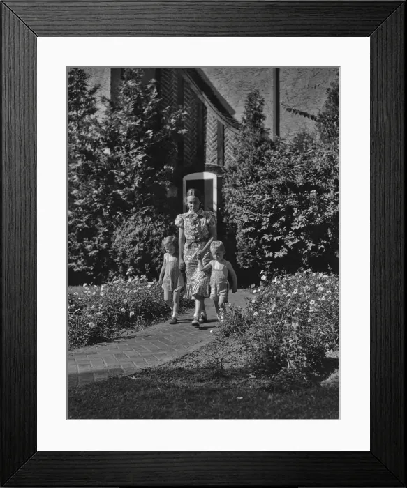 Framed Print : Walking In The Garden Framed Print : Walking In The Garden