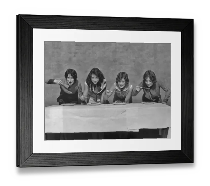 Framed Print : Pea-Eating Contest Framed Print : Pea-Eating Contest
