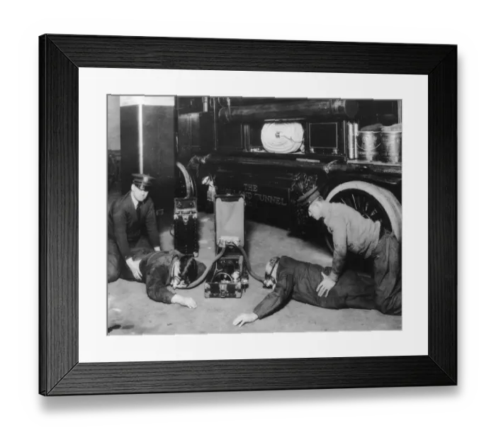Framed Print : Davis Inhalator Framed Print : Davis Inhalator