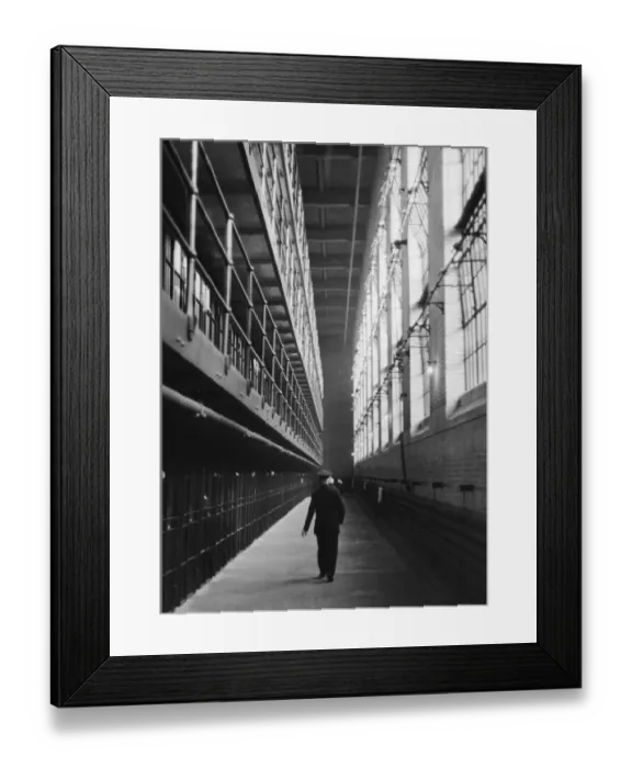 Framed Print : Sing Sing. A guard at the Sing Sing Correctional Facility in Ossining Framed Print : Sing Sing. A guard at the Sing Sing Correctional Facility in Ossining