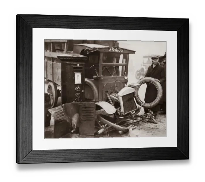 Framed Print : Kensington Crash