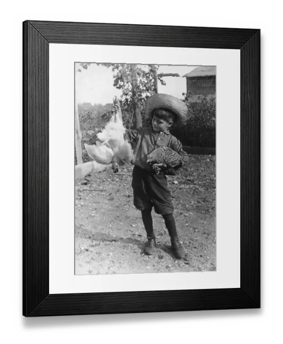 Framed Print : Chicken Boy Framed Print : Chicken Boy