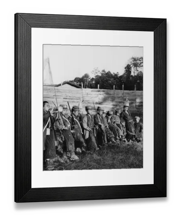 Framed Print : Playing Soldiers