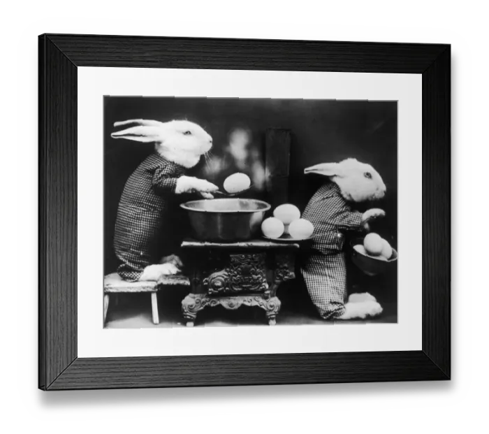 Framed Print : Easter Bunnies Framed Print : Easter Bunnies