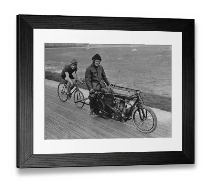 Framed Print : Cycle Training Framed Print : Cycle Training
