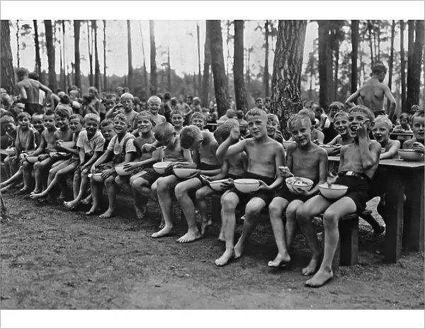 Boys At A German Summer Camp