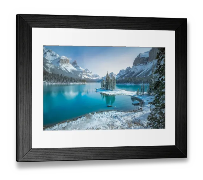 Framed Print : Spirit Island, Jasper, AB, Canada Framed Print : Spirit Island, Jasper, AB, Canada