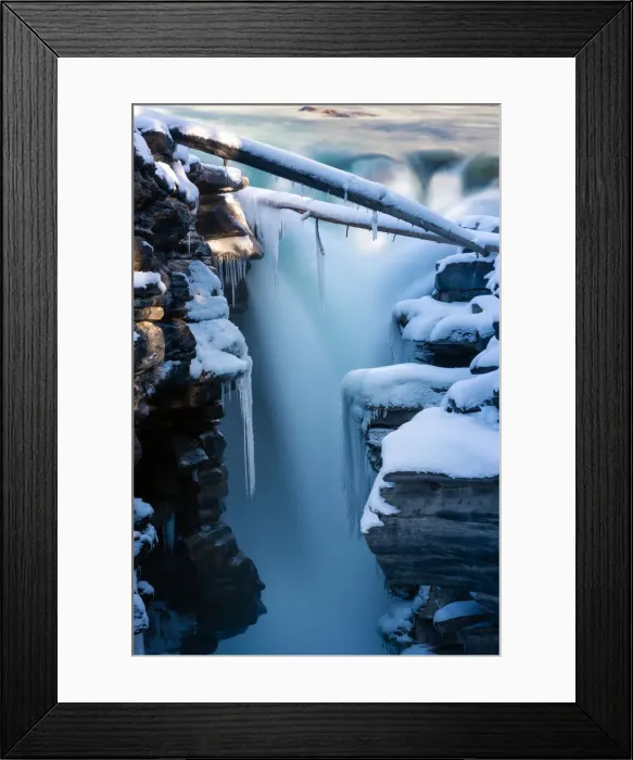 Framed Print : Close-up scene of Athabasca Falls, AB, Canada Framed Print : Close-up scene of Athabasca Falls, AB, Canada