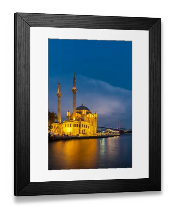 Framed Print : Ortakoy Mosque, Istanbul, Turkey Framed Print : Ortakoy Mosque, Istanbul, Turkey