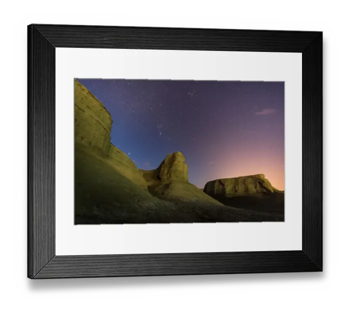 Framed Print : Ghost Town of the World in the night time, Karamay, Xinjiang, China Framed Print : Ghost Town of the World in the night time, Karamay, Xinjiang, China