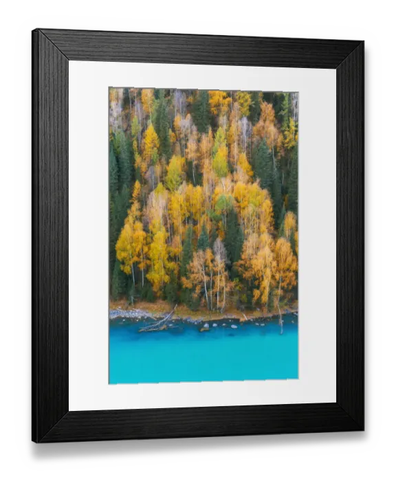 Framed Print : Moon Lake, Kanas National Park, Xinjiang, China Framed Print : Moon Lake, Kanas National Park, Xinjiang, China