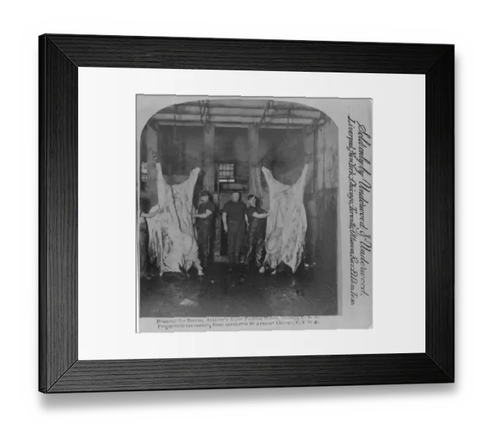 Framed Print : Dressing The Beeves Framed Print : Dressing The Beeves