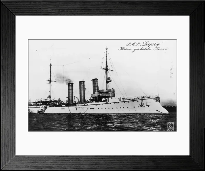 Framed Print : S. M.s Leipzig Framed Print : S. M.s Leipzig