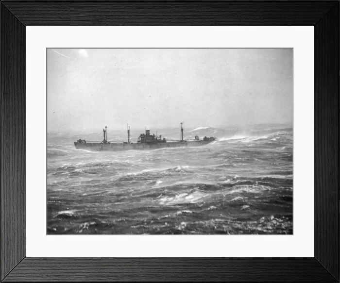 Framed Print : Ship at Sea