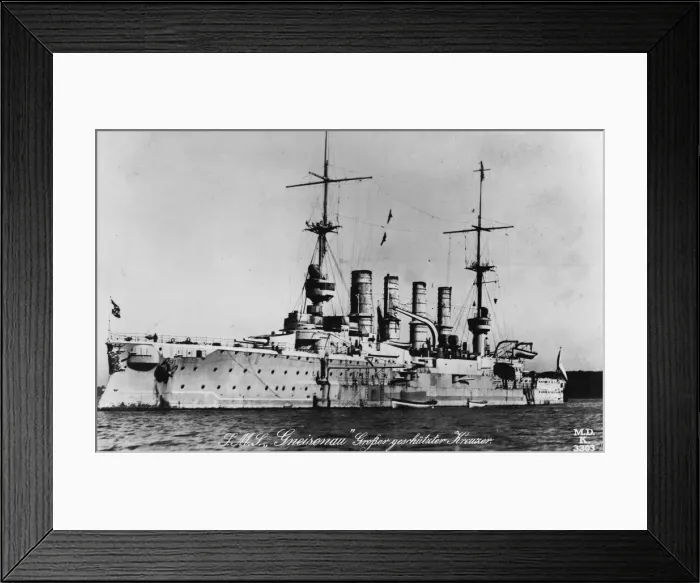 Framed Print : S. M.s Gneisenau Framed Print : S. M.s Gneisenau