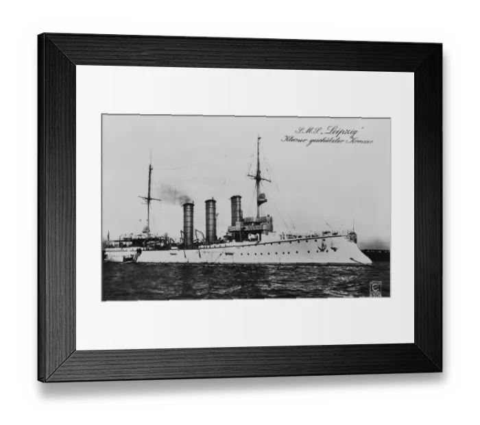 Framed Print : S. M.s Leipzig Framed Print : S. M.s Leipzig