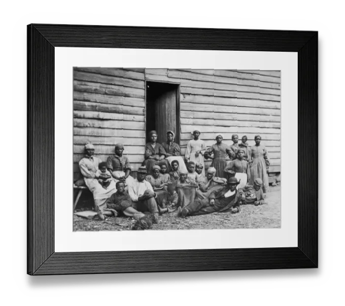 Framed Print : Family of Slaves Framed Print : Family of Slaves