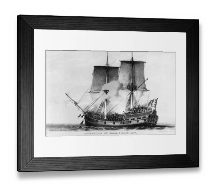 Framed Print : Slave Ship Framed Print : Slave Ship
